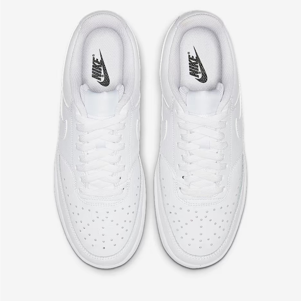 Nike WMNS NIKE COURT VISION LOW All-White - Picture 2 of 9